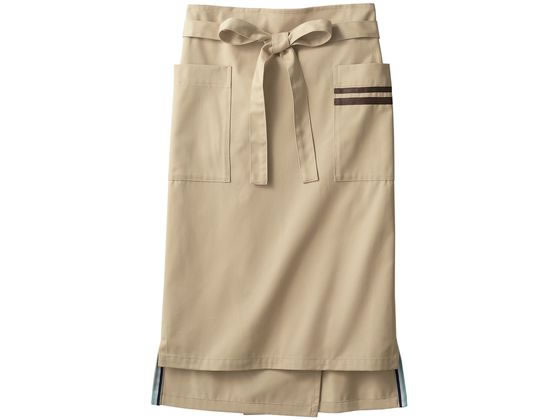 住商モンブラン サロンエプロン兼用ベージュ/ブラウンF BW9502-37 住商モンブラン サロンエプロン兼用ベージュ/ブラウンF BW9502-37