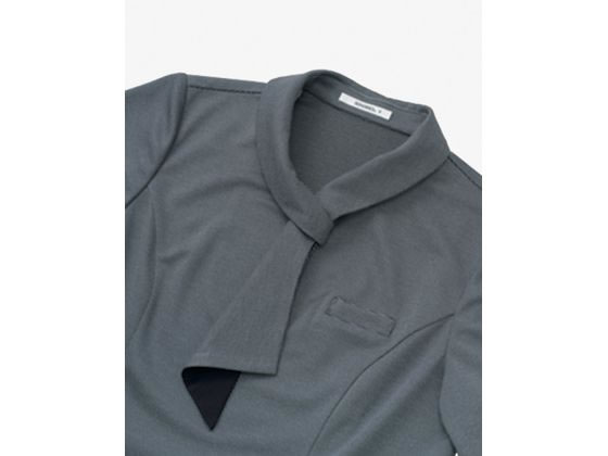 【お取り寄せ】ボンマックス ポロニット ネイビー 11号 AD8809-8 AD8809（ボンマックス）｜事務服