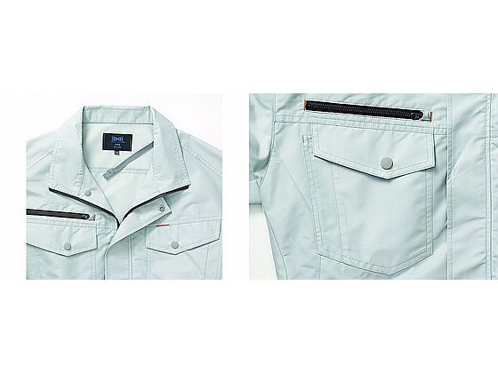 アルト 空調服セット 横ファンブルゾン シルバーM 18VKU92030-6が
