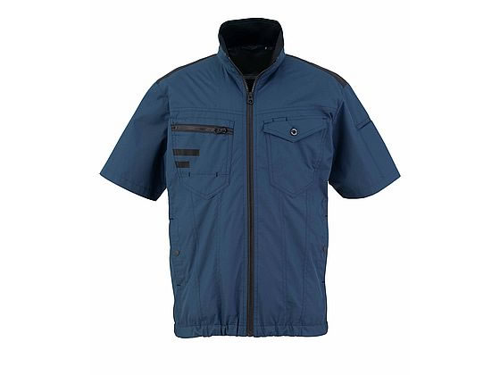 ビッグボーン 冷蔵服4半袖ジャケット ネイビー F TH604-56 ビッグボーン 冷蔵服4半袖ジャケット ネイビー F TH604-56