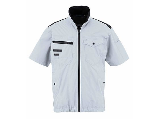 ビッグボーン 冷蔵服4半袖ジャケット シルバーグレー F TH604-60 ビッグボーン 冷蔵服4半袖ジャケット シルバーグレー F TH604-60