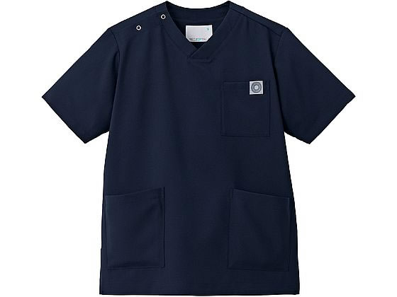 住商モンブラン スクラブ 兼用 半袖 ミッドナイトブルー L MS005-83 住商モンブラン スクラブ 兼用 半袖 ミッドナイトブルー L MS005-83