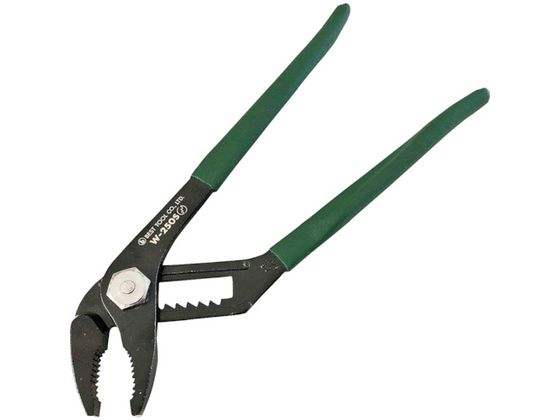 ベストツール マルビー カチオン電着塗装 バネ付ウォーターポンププライヤー ビニールグリップ付 250mm W-250S ベストツール マルビー カチオン電着塗装 バネ付ウォーターポンププライヤー ビニールグリップ付 250mm W-250S