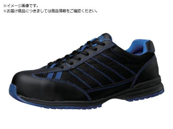 ミドリ安全 超軽量先芯入スニーカー WPT-110ブラック×ブルー 28cm ミドリ安全 超軽量先芯入スニーカー WPT-110ブラック×ブルー 28cm