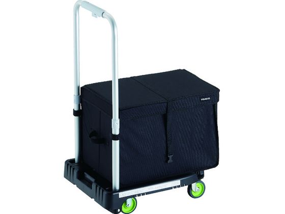 TRUSCO 樹脂台車 カルティオミニ weego 省音車輪 ブラック THB付 TRUSCO 樹脂台車 カルティオミニ weego 省音車輪 ブラック THB付