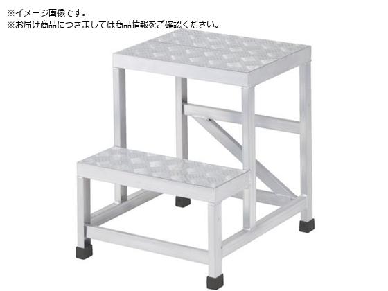 TRUSCO アルミ製溶接一体構造型作業台 二段縞板タイプ 完成品 W500×D600×H600 WTDBC2-5660 TRUSCO アルミ製溶接一体構造型作業台 二段縞板タイプ 完成品 W500×D600×H600 WTDBC2-5660