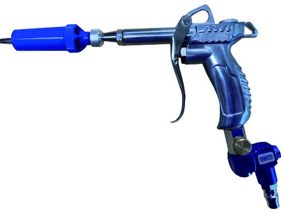 ●色：シルバー・青●ノズル長（ｍｍ）：１００●ノズル口径（ｍｍ）：２．８●ノズル取付口：Ｇ１／８●エア取付口：Ｇ１／４●全長（ｍｍ）：２６０●ノズル外径（ｍｍ）：６●使用空気圧力（ＭＰａ）：１●最高使