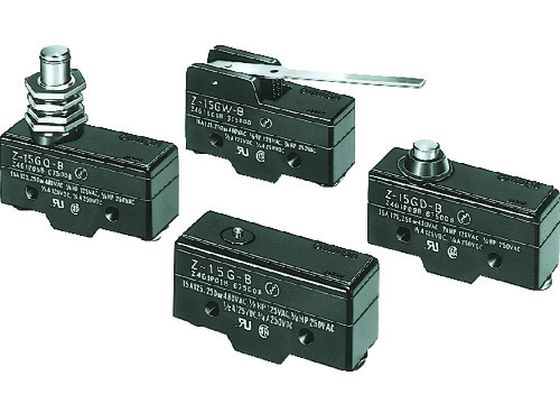 OMRON マイクロスイッチ ヒンジ ローラー レバー形 標準 ねじ締め端子 Z-15GW2-B OMRON マイクロスイッチ ヒンジ ローラー レバー形 標準 ねじ締め端子 Z-15GW2-B