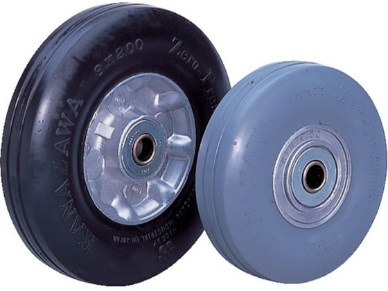 カナツー ゼロプレッシャータイヤ 車輪 許容荷重85kgf 車輪径D156mm ZP6X2.00HS-GY カナツー ゼロプレッシャータイヤ 車輪 許容荷重85kgf 車輪径D156mm ZP6X2.00HS-GY