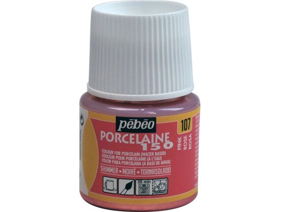 Pebeo ポーセレン 150 シマーシマーピンク 107 0 24107 Pebeo ポーセレン 150 シマーシマーピンク 107 0 24107