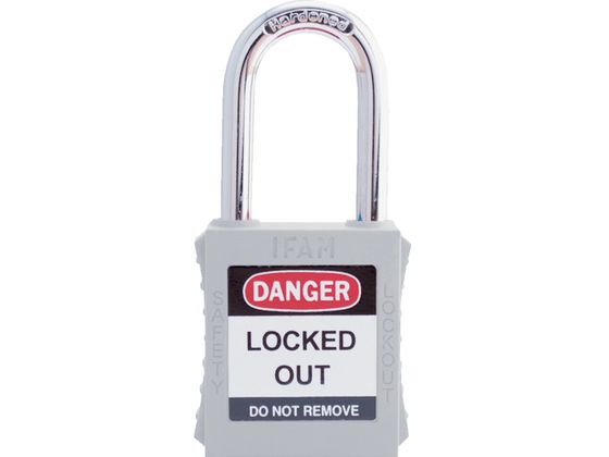 IFAM ロックアウト用南京錠 スチール製シャックル 白 0 44660 IFAM ロックアウト用南京錠 スチール製シャックル 白 0 44660