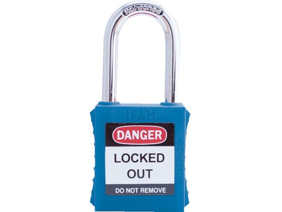 IFAM ロックアウト用南京錠 スチール製シャックル 青 0 44740 IFAM ロックアウト用南京錠 スチール製シャックル 青 0 44740
