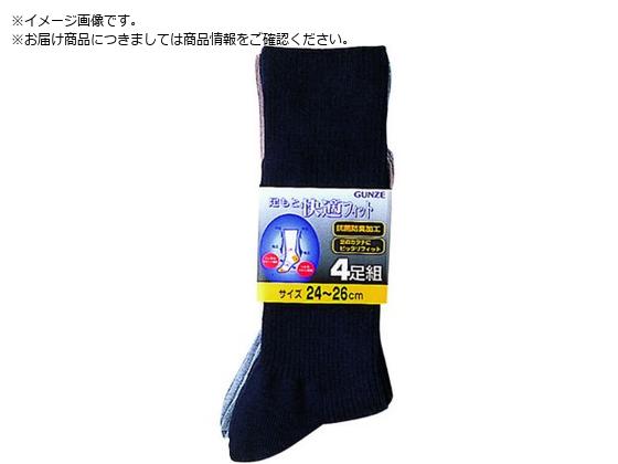 GUNZE 足もと快適フィット4足組ソックス25アソート 04034-25-4PH GUNZE 足もと快適フィット4足組ソックス25アソート 04034-25-4PH