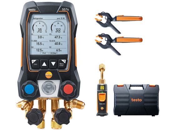 TESTO デジタルマニホールド testo 557s セット 0564 5571 55 TESTO デジタルマニホールド testo 557s セット 0564 5571 55