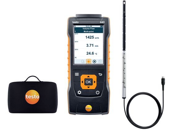 TESTO 熱線式風速計 testo 440 熱線式式風速プローブセット 0563 4400 TESTO 熱線式風速計 testo 440 熱線式式風速プローブセット 0563 4400