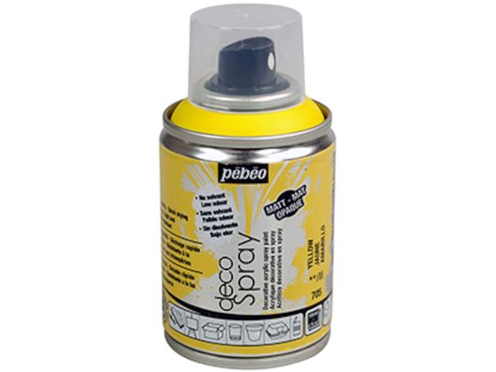 Pebeo デコスプレー 100ml マット色 イエロー 0 93705 Pebeo デコスプレー 100ml マット色 イエロー 0 93705