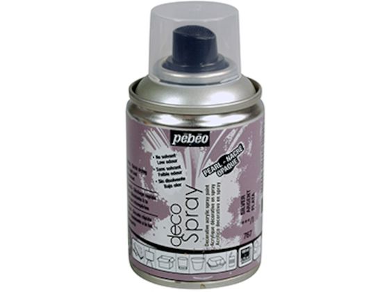 Pebeo デコスプレー 100ml マット色 パール色 シルバー 0 93767 Pebeo デコスプレー 100ml マット色 パール色 シルバー 0 93767
