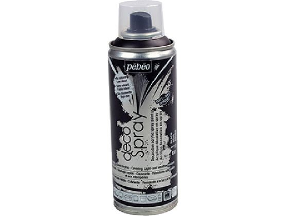 Pebeo デコスプレー200ml マット色 ブラック 0 93830 Pebeo デコスプレー200ml マット色 ブラック 0 93830