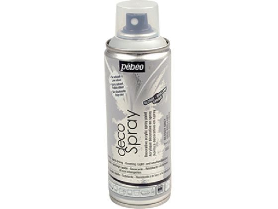 Pebeo デコスプレー200ml グロス色 グロスグレイ 0 93844 Pebeo デコスプレー200ml グロス色 グロスグレイ 0 93844