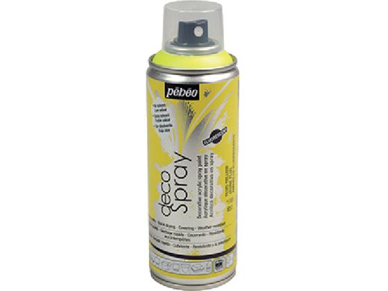 Pebeo デコスプレー 200mlフルレセント 蛍光イエロー 0 93851 Pebeo デコスプレー 200mlフルレセント 蛍光イエロー 0 93851