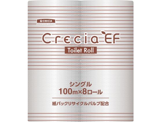 クレシア トイレットペーパー EFトイレットロール100m シングル 10123 クレシア トイレットペーパー EFトイレットロール100m シングル 10123