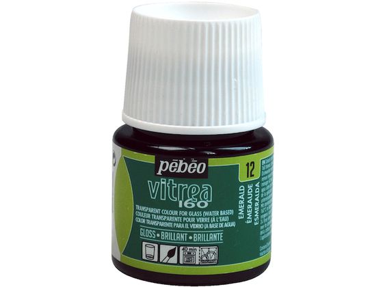 Pebeo ヴィトレア 160 グロス色 エメラルド12 111012 Pebeo ヴィトレア 160 グロス色 エメラルド12 111012