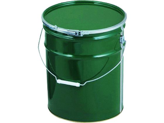 AS 金属缶 ペール缶 20L 緑 1-1806-06 AS 金属缶 ペール缶 20L 緑 1-1806-06