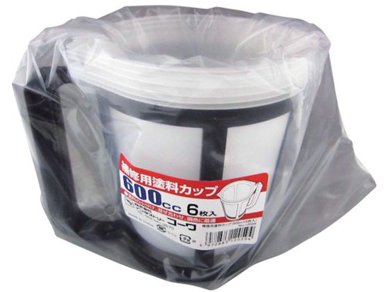 KOWA 補修用塗料カップ 600CC 6枚入 12059 KOWA 補修用塗料カップ 600CC 6枚入 12059