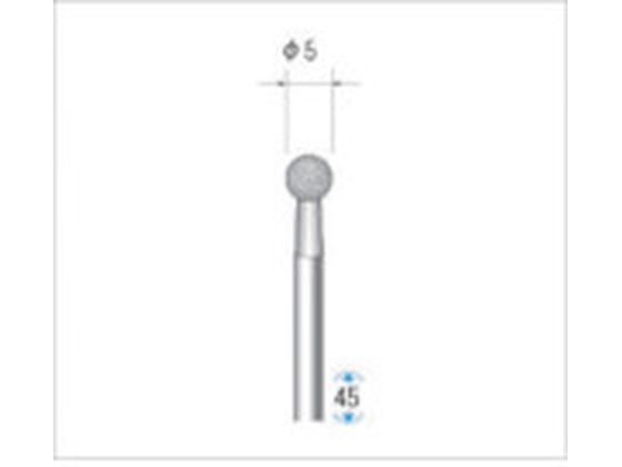 ナカニシ クラフトダイヤモンドバー 3本入 球型 φ5×軸φ3 #120 12815 ナカニシ クラフトダイヤモンドバー 3本入 球型 φ5×軸φ3 #120 12815