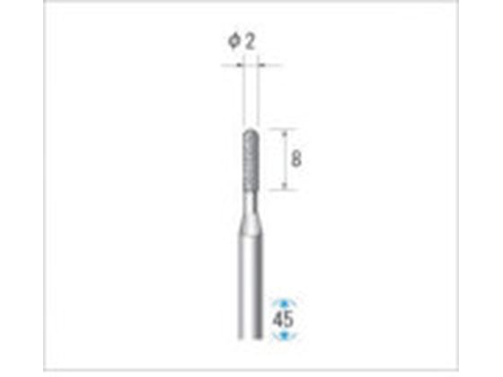 ナカニシ クラフトダイヤモンドバー 3本入 円筒先丸型 φ2×8×軸φ3 #120 12817 ナカニシ クラフトダイヤモンドバー 3本入 円筒先丸型 φ2×8×軸φ3 #120 12817