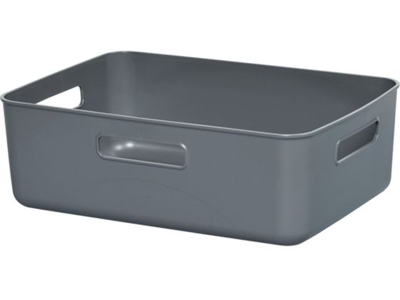ヒマラヤ化学 1388 やわらかBOX ワイド浅型 ダークグレー ヒマラヤ化学 1388 やわらかBOX ワイド浅型 ダークグレー