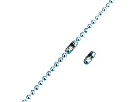 緑十字 ボールチェーン用コネクター 金具03-S 2.3mmΦ用 100個組 ステンレス製 137031 緑十字 ボールチェーン用コネクター 金具03-S 2.3mmΦ用 100個組 ステンレス製 137031