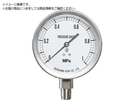 高島 ステンレス圧力計 A枠立型・φ60 圧力レンジ0.0〜16MPa R1 4 1460216 高島 ステンレス圧力計 A枠立型・φ60 圧力レンジ0.0〜16MPa R1 4 1460216