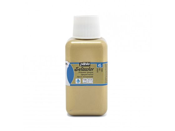Pebeo 布用水性アクリル絵具セタカラー不透明シマー色 250ml ゴールド 296045 Pebeo 布用水性アクリル絵具セタカラー不透明シマー色 250ml ゴールド 296045