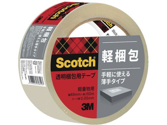 3M 透明梱包用テープ 48mmX50m 軽量物梱包用 309SN 3M 透明梱包用テープ 48mmX50m 軽量物梱包用 309SN