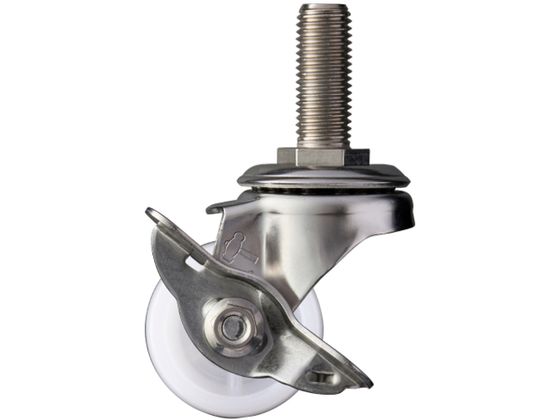 ハンマー SAシリーズオールステンレス 旋回式ナイロン車輪 50mm ストッパー付 315SA-N50 ハンマー SAシリーズオールステンレス 旋回式ナイロン車輪 50mm ストッパー付 315SA-N50