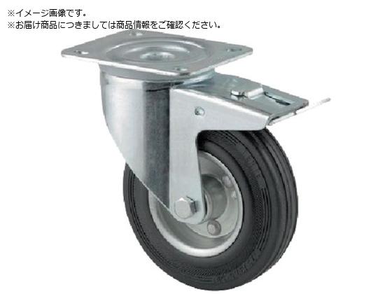 テンテキャスター プレート式キャスター"ALPHA" ゴム車 φ125 自在式 トータルロック付 3477DVR125P62 テンテキャスター プレート式キャスター"ALPHA" ゴム車 φ125 自在式 トータルロック付 3477DVR125P62