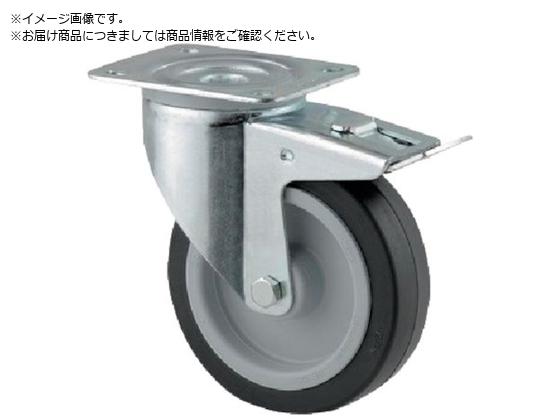 テンテキャスター プレート式キャスター"ALPHA" ゴム車 φ100 自在式 トータルロック付 3477UER100P62 テンテキャスター プレート式キャスター"ALPHA" ゴム車 φ100 自在式 トータルロック付 3477UER100P62