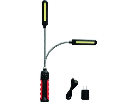 緑十字 COB式フレキシブルLEDライト CFL-8 450×40×35mm ダイヤル調光式 353016 緑十字 COB式フレキシブルLEDライト CFL-8 450×40×35mm ダイヤル調光式 353016