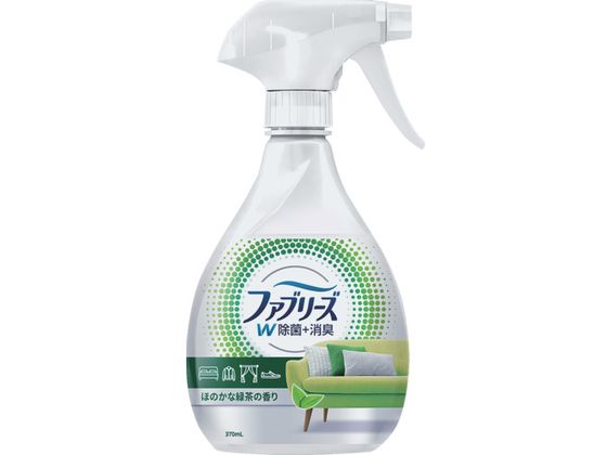 ●容量(ml)：370●香り：ほのかな緑茶●タイプ：スプレー●品名：ファブリーズ Ｗ除菌＋消臭 ほのかな緑茶の香り 本体 ３７０ｍｌ●内容量：370ml●本体●消臭成分、除菌成分、香料