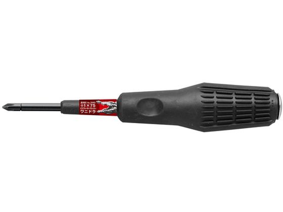 アネックス グリップドライバー ビスブレーカードライバー ワニドラ 刃先+1×軸長75mm 全長183mm 3980-1-75 アネックス グリップドライバー ビスブレーカードライバー ワニドラ 刃先+1×軸長75mm 全長183mm 3980-1-75