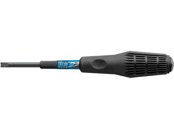 アネックス グリップドライバー ビスブレーカードライバー ワニドラ 刃先-6×軸長100mm 全長219mm 3980-6-100 アネックス グリップドライバー ビスブレーカードライバー ワニドラ 刃先-6×軸長100mm 全長219mm 3980-6-100