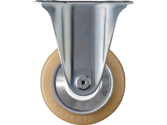 ハンマー 固定式ウレタン車輪 ローラーベアリング 100mm 400SR-URB100 ハンマー 固定式ウレタン車輪 ローラーベアリング 100mm 400SR-URB100