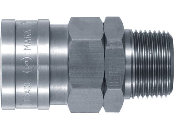 日東 ハイカプラ 鋼鉄製 ニトリルゴムNBR SG めねじ取付用ソケット 相手側Rc1 2 耐圧力2.0Mpa 00311 400SM STEEL NBR 日東 ハイカプラ 鋼鉄製 ニトリルゴムNBR SG めねじ取付用ソケット 相手側Rc1 2 耐圧力2.0Mpa 00311 400SM STEEL NBR