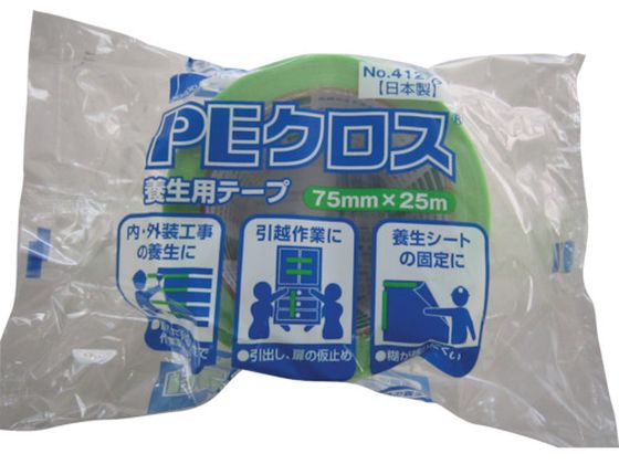 okamoto PEクロス養生用 NO.412 75mm LG 412-LG75 okamoto PEクロス養生用 NO.412 75mm LG 412-LG75
