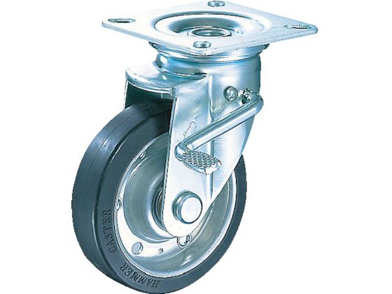 ハンマー 特殊ゴム車 Jシリーズ 自在 SP付 100mm 413J-XRZ100 ハンマー 特殊ゴム車 Jシリーズ 自在 SP付 100mm 413J-XRZ100