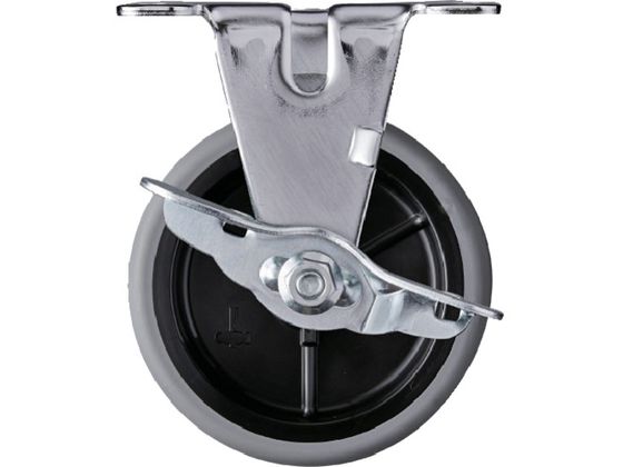 ハンマー Eシリーズ固定式エラストマー車輪 PPホイール 100mm ストッパー付 415ER-L100 ハンマー Eシリーズ固定式エラストマー車輪 PPホイール 100mm ストッパー付 415ER-L100