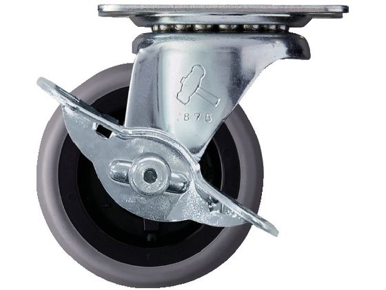 ハンマー Gシリーズ旋回式エラストマー車輪 PPホイール 65mm ストッパー付 415G-L65 ハンマー Gシリーズ旋回式エラストマー車輪 PPホイール 65mm ストッパー付 415G-L65