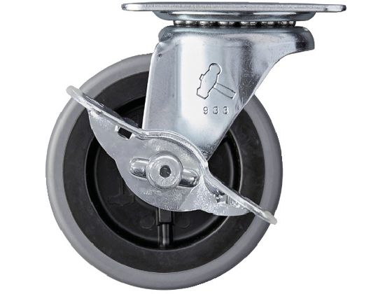 ハンマー Gシリーズ旋回式エラストマー車輪 PPホイール 75mm ストッパー付 415G-L75 ハンマー Gシリーズ旋回式エラストマー車輪 PPホイール 75mm ストッパー付 415G-L75