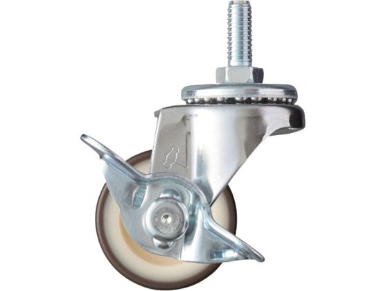 ハンマー ねじ込み旋回式ウレタン車輪 ナイロンホイール 40mm W3 8 ストッパー付 415A-2UR40 ハンマー ねじ込み旋回式ウレタン車輪 ナイロンホイール 40mm W3 8 ストッパー付 415A-2UR40